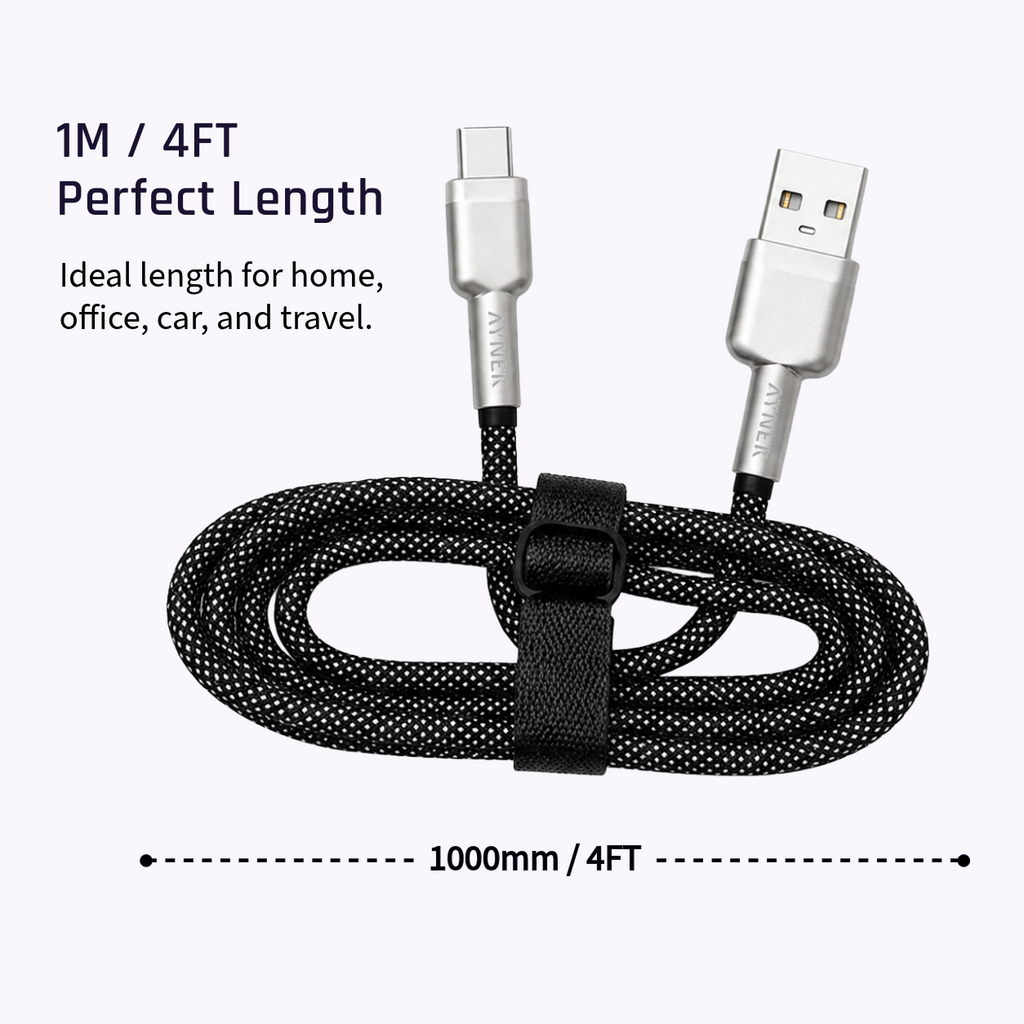AYNEK USB-A to USB-C Premium Cable (1M)