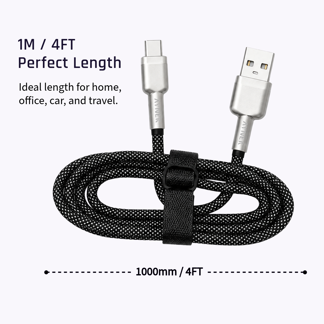 AYNEK USB-A to USB-C Premium Cable (1M)