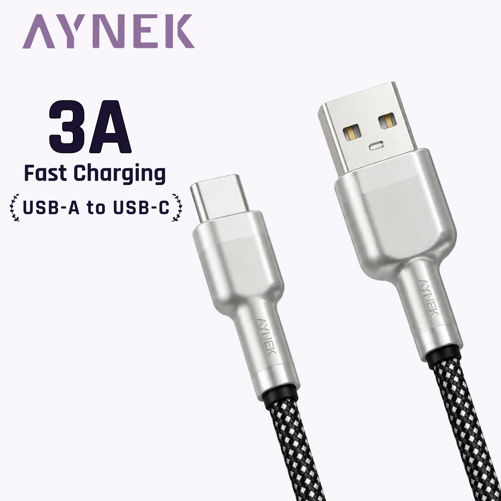 AYNEK USB-A to USB-C Premium Cable (1M)